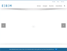 Tablet Screenshot of ebm.at