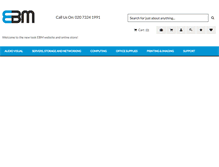 Tablet Screenshot of ebm.co.uk